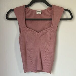 Abercrombie & Fitch Sweetheart Sweater Tank Top XS